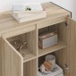 vidaXL Βοηθητικό ντουλάπι Σονόμα 79 x 36 x 75 εκ Επεξεργασμένο Ξύλο