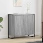vidaXL Βοηθητικό ντουλάπι Γκρίζο Σονομα 79 x 36 x 75 εκ