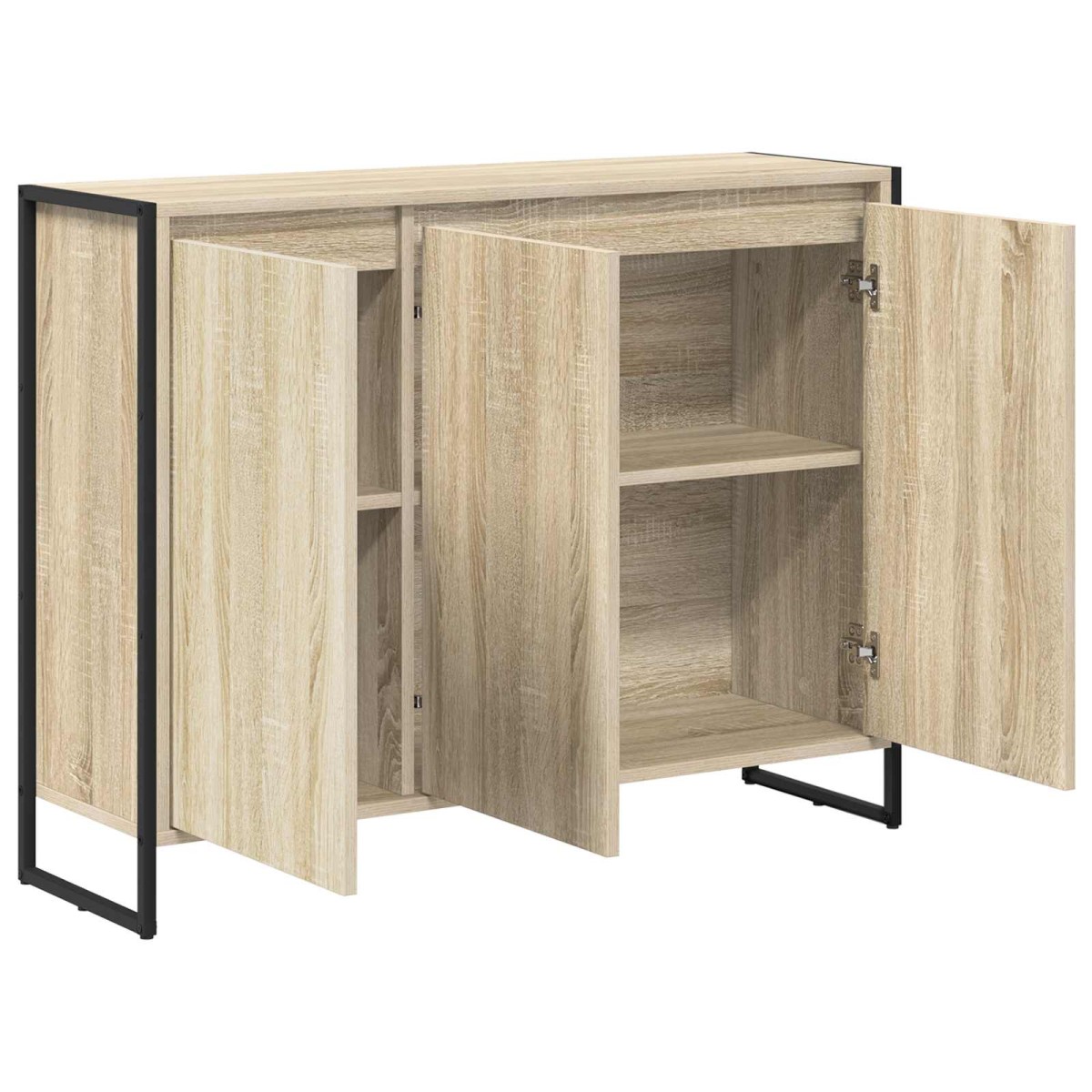 vidaXL Βοηθητικό ντουλάπι Σονόμα 96,5 x 30 x 75 εκ Επεξεργασμένο Ξύλο