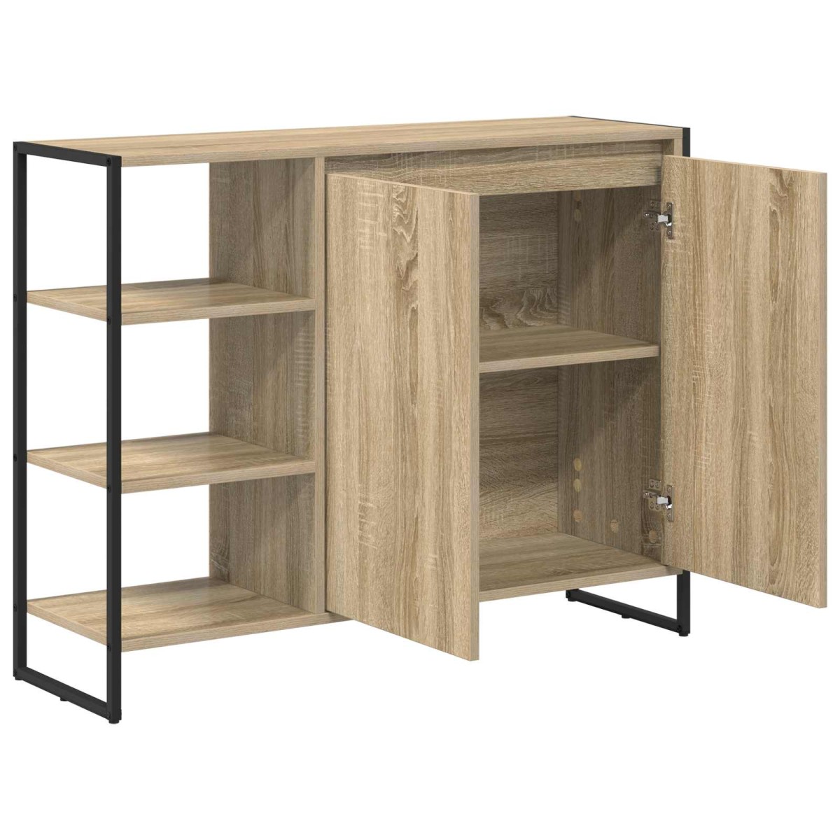 vidaXL Βοηθητικό ντουλάπι Σονόμα 96.5 x 30 x 75 εκ Επεξεργασμένο Ξύλο
