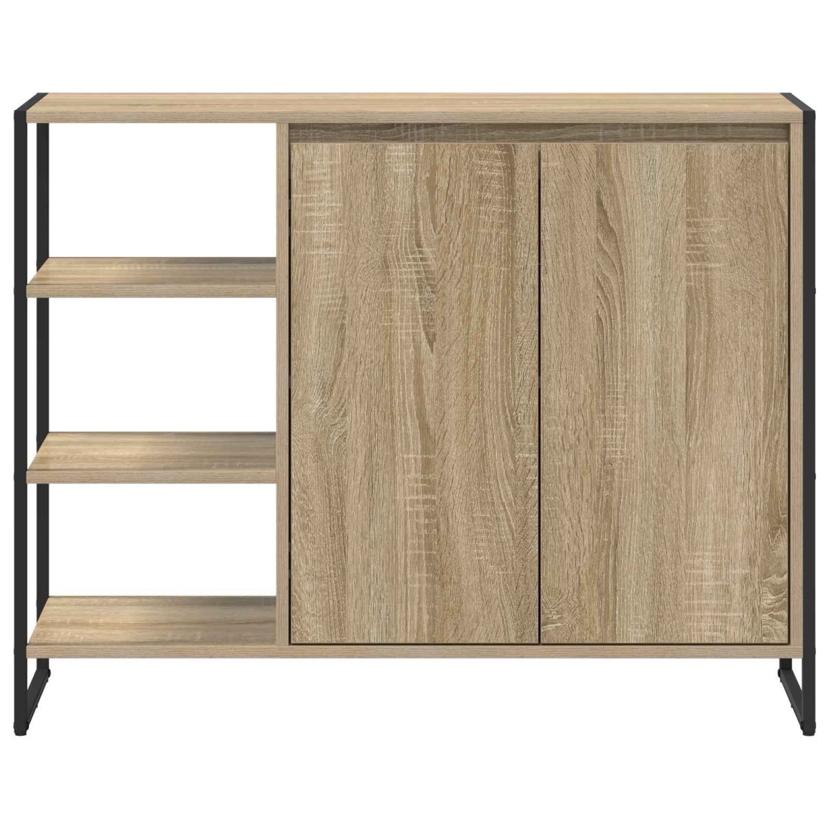 vidaXL Βοηθητικό ντουλάπι Σονόμα 96.5 x 30 x 75 εκ Επεξεργασμένο Ξύλο