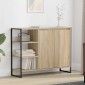 vidaXL Βοηθητικό ντουλάπι Σονόμα 96.5 x 30 x 75 εκ Επεξεργασμένο Ξύλο