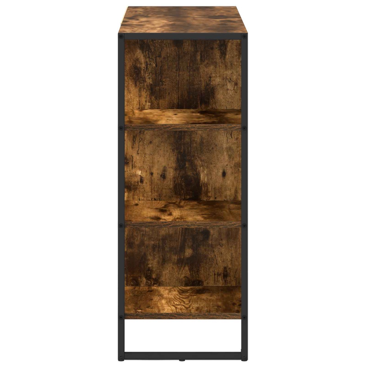 vidaXL Βοηθητικό ντουλάπι Καπνιστό Δρύς 96.5 x 30 x 75 εκ