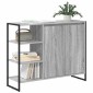 vidaXL Βοηθητικό ντουλάπι Γκρίζο Σονομα 96.5 x 30 x 75 εκ