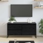 vidaXL Ντουλάπι TV 100 x 36 x 49.5 εκ Μαύρη Οξυά Επεξεργασμένο Ξύλο