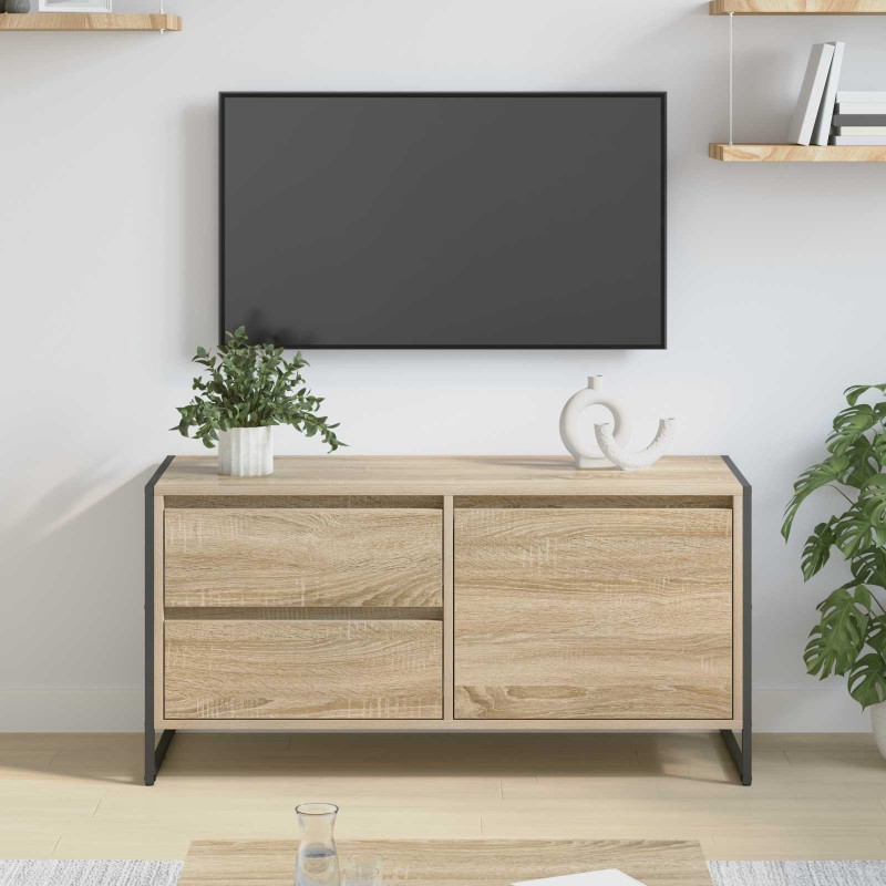 vidaXL Ντουλάπι TV 100 x 36 x 49.5 εκ Σονόμα Επεξεργασμένο Ξύλο