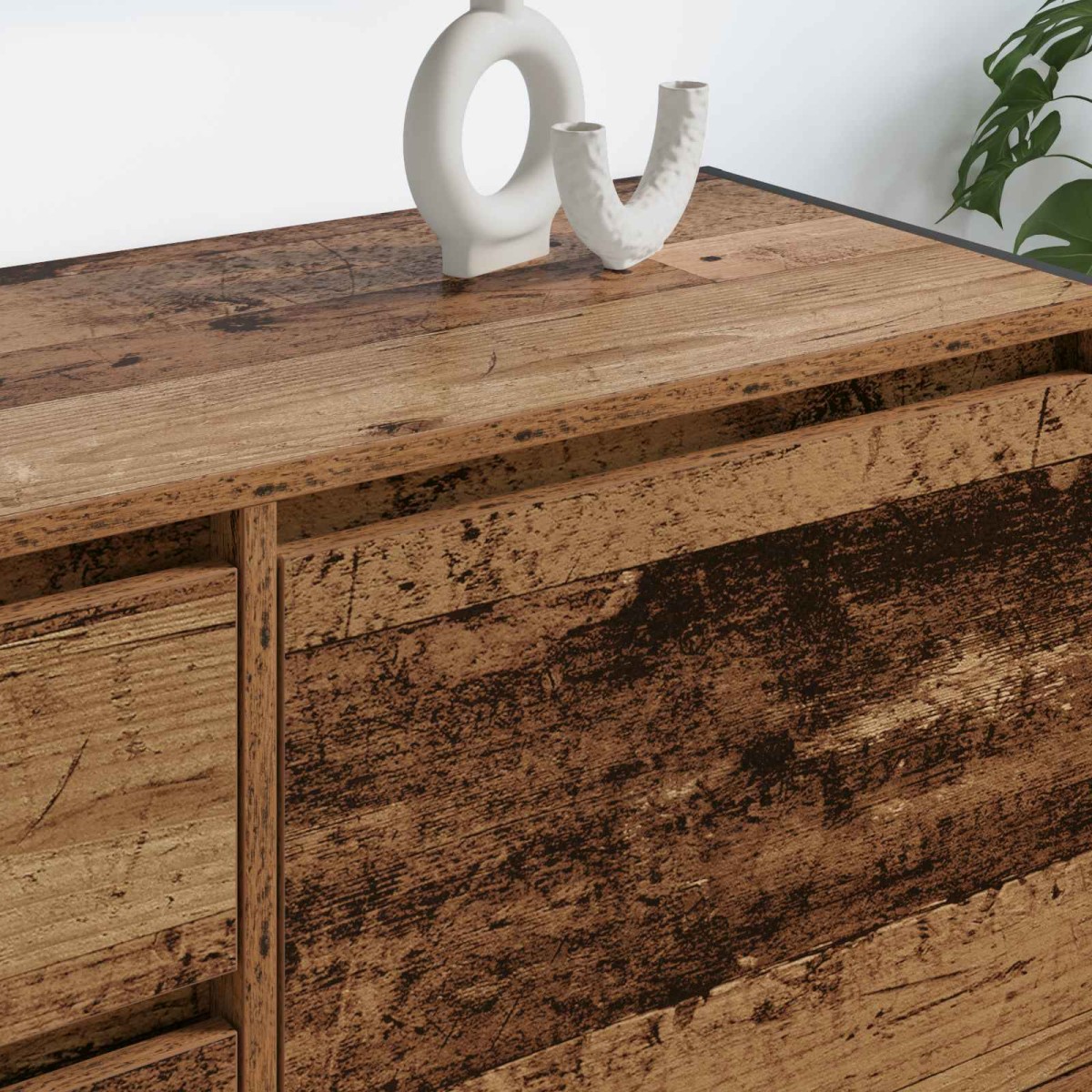vidaXL Ντουλάπι TV 100 x 36 x 49.5 εκ Παλιό Ξύλο Επεξεργασμένο Ξύλο