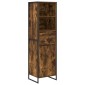 vidaXL Βιβλιοθήκη Καπνιστό Δρύς 43 x 36 x 150.5 εκ Επεξεργασμένο Ξύλο