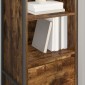 vidaXL Βιβλιοθήκη Καπνιστό Δρύς 43 x 36 x 150.5 εκ Επεξεργασμένο Ξύλο