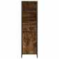 vidaXL Βιβλιοθήκη Καπνιστό Δρύς 43 x 36 x 150.5 εκ Επεξεργασμένο Ξύλο