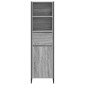 vidaXL Βιβλιοθήκη Γκρίζο Σονομα 43 x 36 x 150.5 εκ Επεξεργασμένο Ξύλο