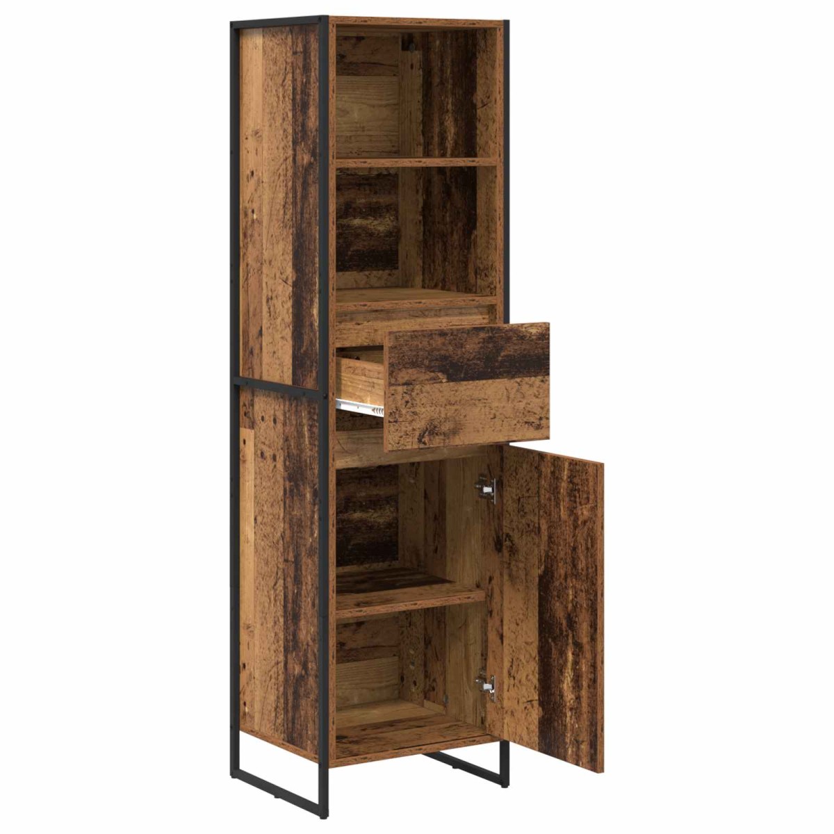 vidaXL Βιβλιοθήκη Παλιό Ξύλο 43 x 36 x 150.5 εκ Επεξεργασμένο Ξύλο