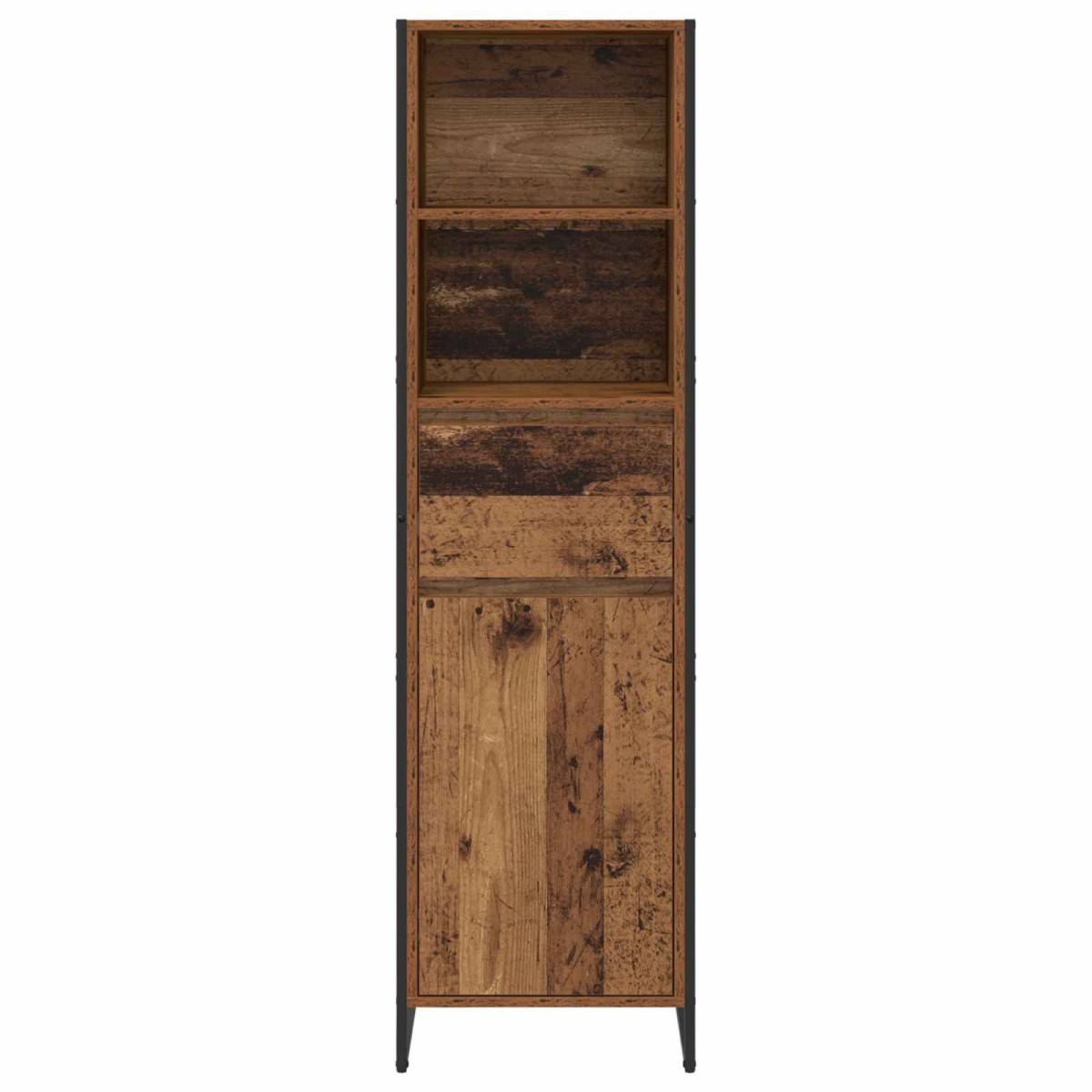 vidaXL Βιβλιοθήκη Παλιό Ξύλο 43 x 36 x 150.5 εκ Επεξεργασμένο Ξύλο