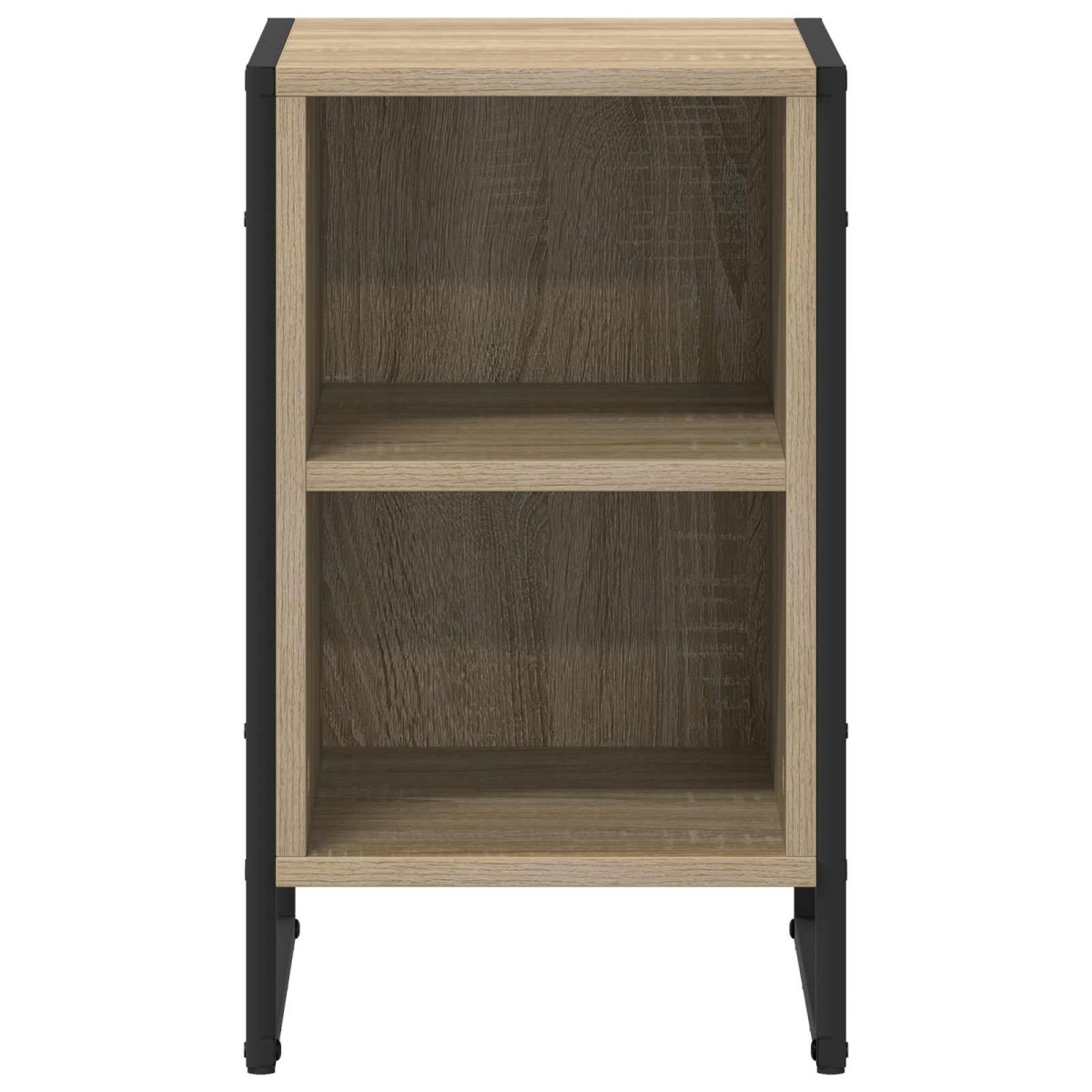 vidaXL Κομοδίνο 2 τμχ. Σονόμα 39.5 x 30 x 50 εκ Επεξεργασμένο Ξύλο