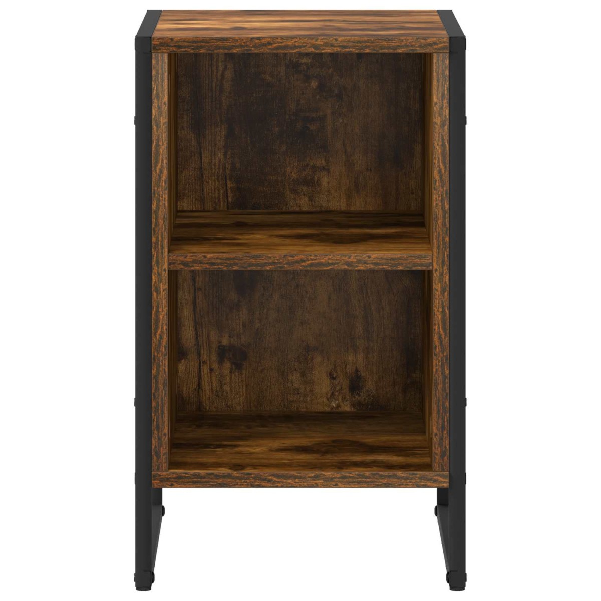 vidaXL Κομοδίνο 2 τμχ. Καπνιστό Δρυς 39.5 x 30 x 50 εκ