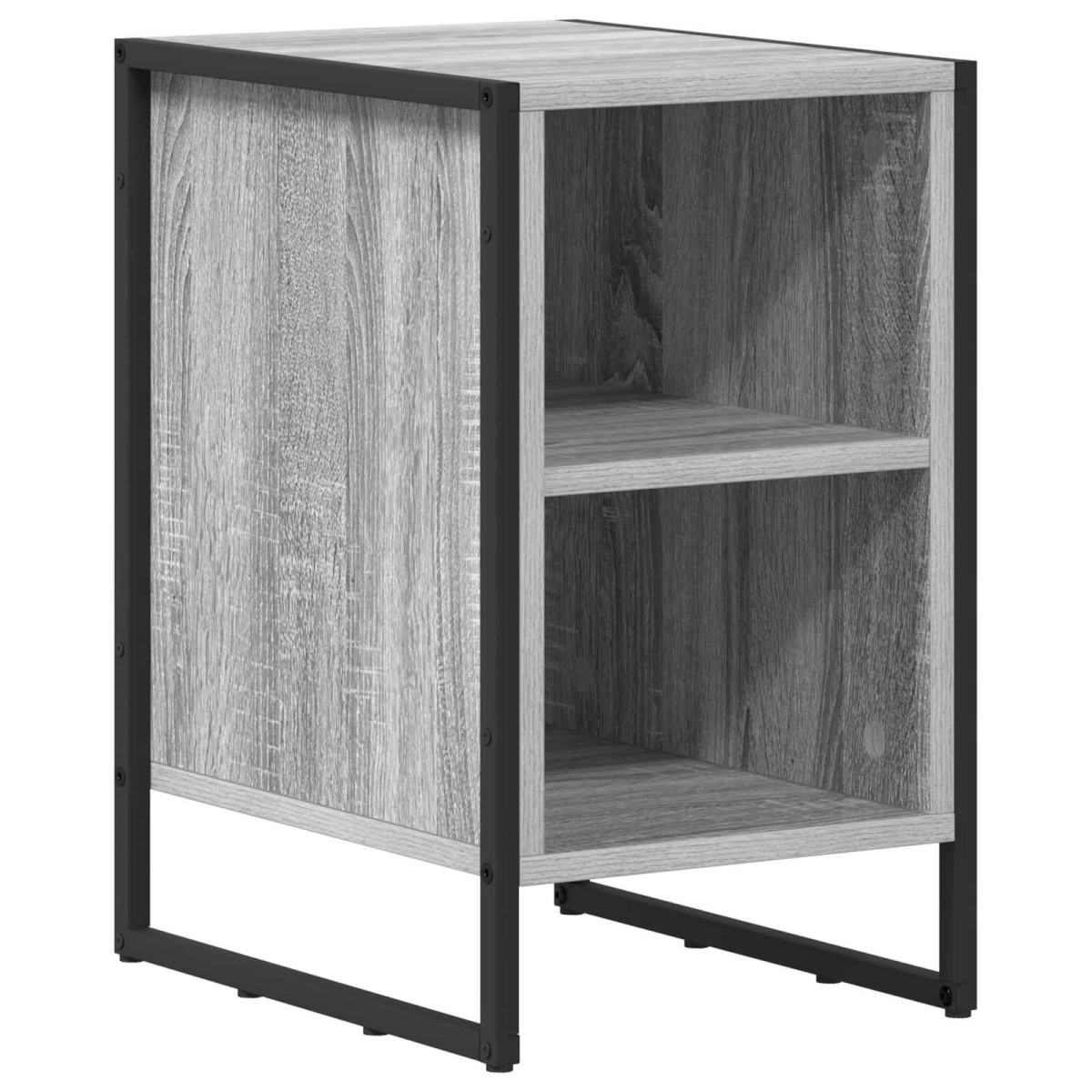 vidaXL Κομοδίνο 2 τμχ. Γκρίζο Σονομα 39.5 x 30 x 50 εκ