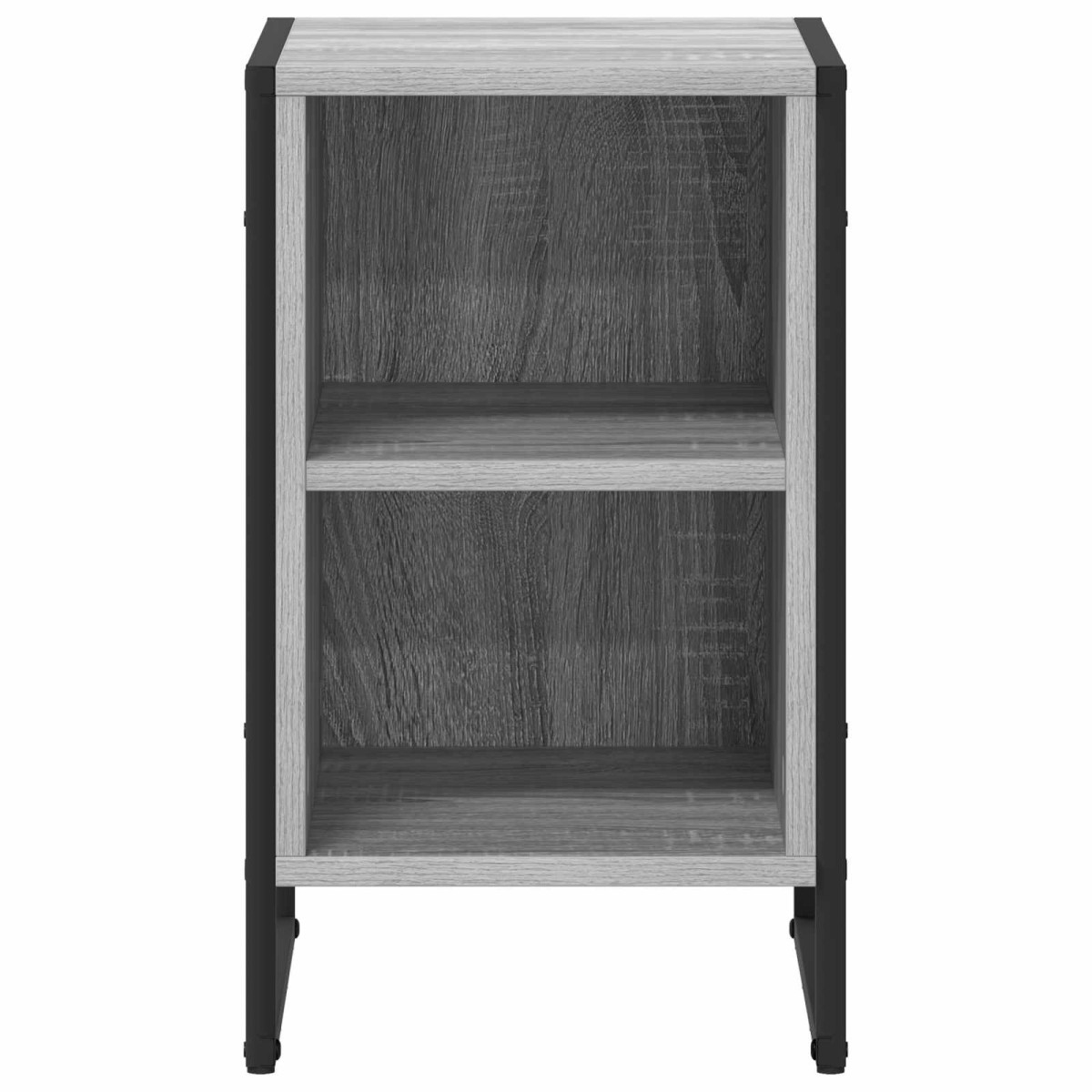 vidaXL Κομοδίνο 2 τμχ. Γκρίζο Σονομα 39.5 x 30 x 50 εκ