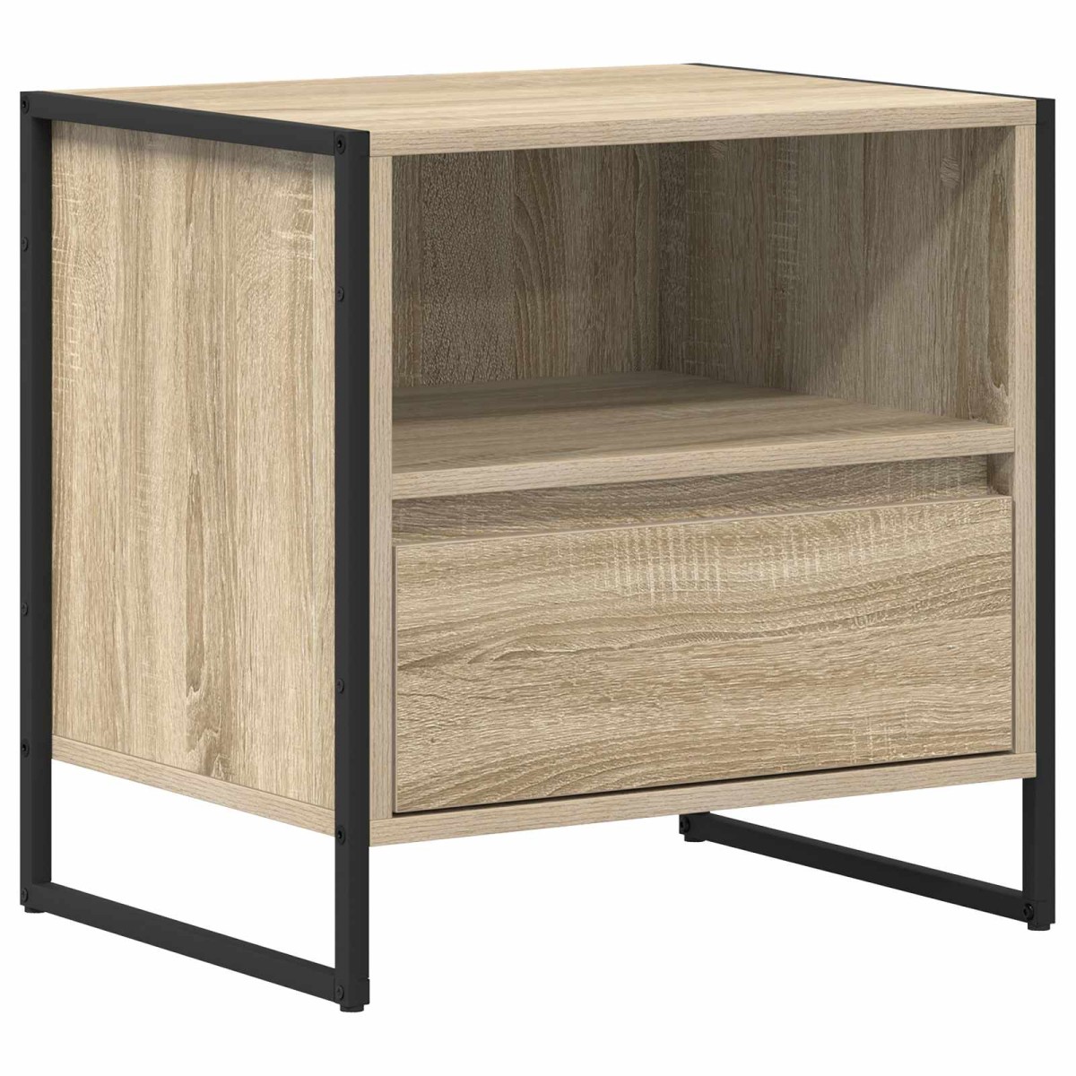 vidaXL Κομοδίνο 2 τεμ. Σονόμα 50 x 39,5 x 50 εκ. Επεξεργασμένο Ξύλο