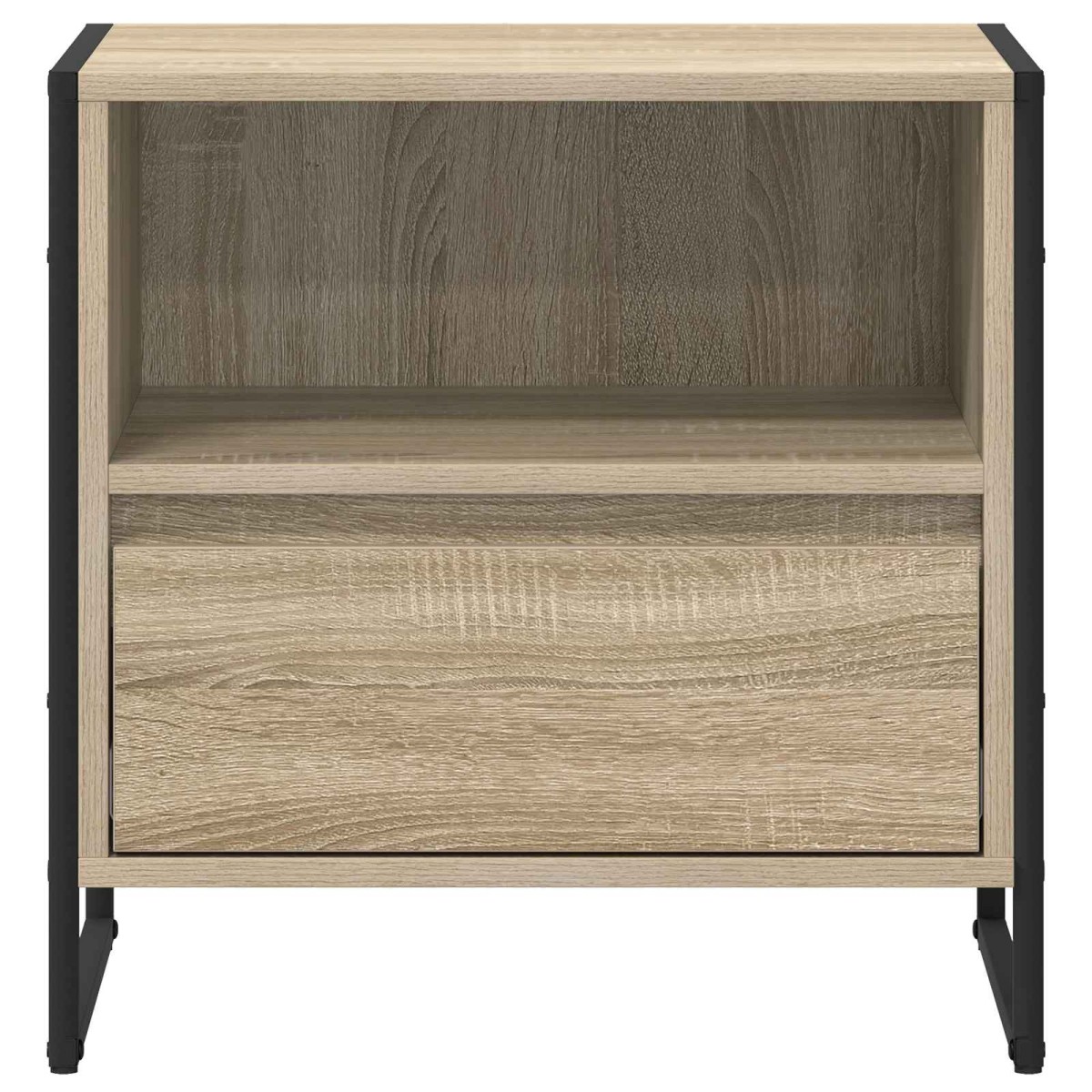 vidaXL Κομοδίνο 2 τεμ. Σονόμα 50 x 39,5 x 50 εκ. Επεξεργασμένο Ξύλο