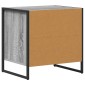 vidaXL Κομοδίνο Γκρίζο Σονομα 50 x 39,5 x 50 εκ. Επεξεργασμένο Ξύλο