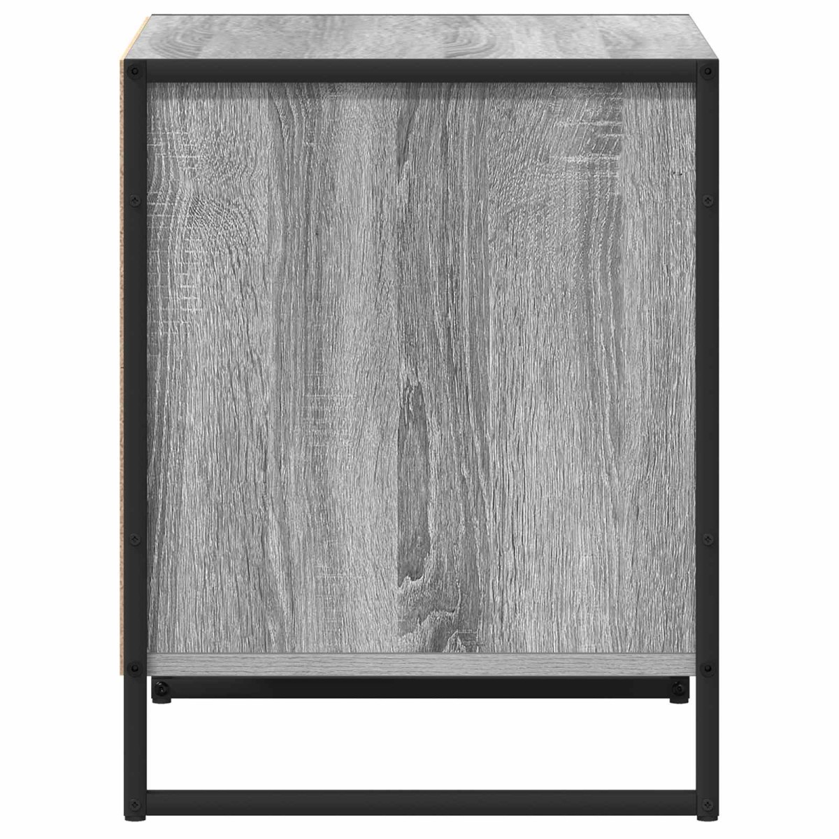 vidaXL Κομοδίνο 2 τεμ. Γκρίζο Σονομα 50 x 39,5 x 50 εκ.