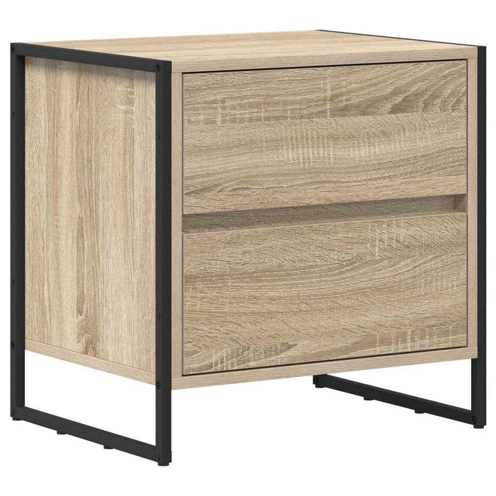 vidaXL Κομοδίνο Σονόμα 50 x 39.5 x 50 εκ. Επεξεργασμένο Ξύλο