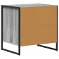 vidaXL Κομοδίνο Γκρίζο Σονομα 50 x 39.5 x 50 εκ. Επεξεργασμένο Ξύλο