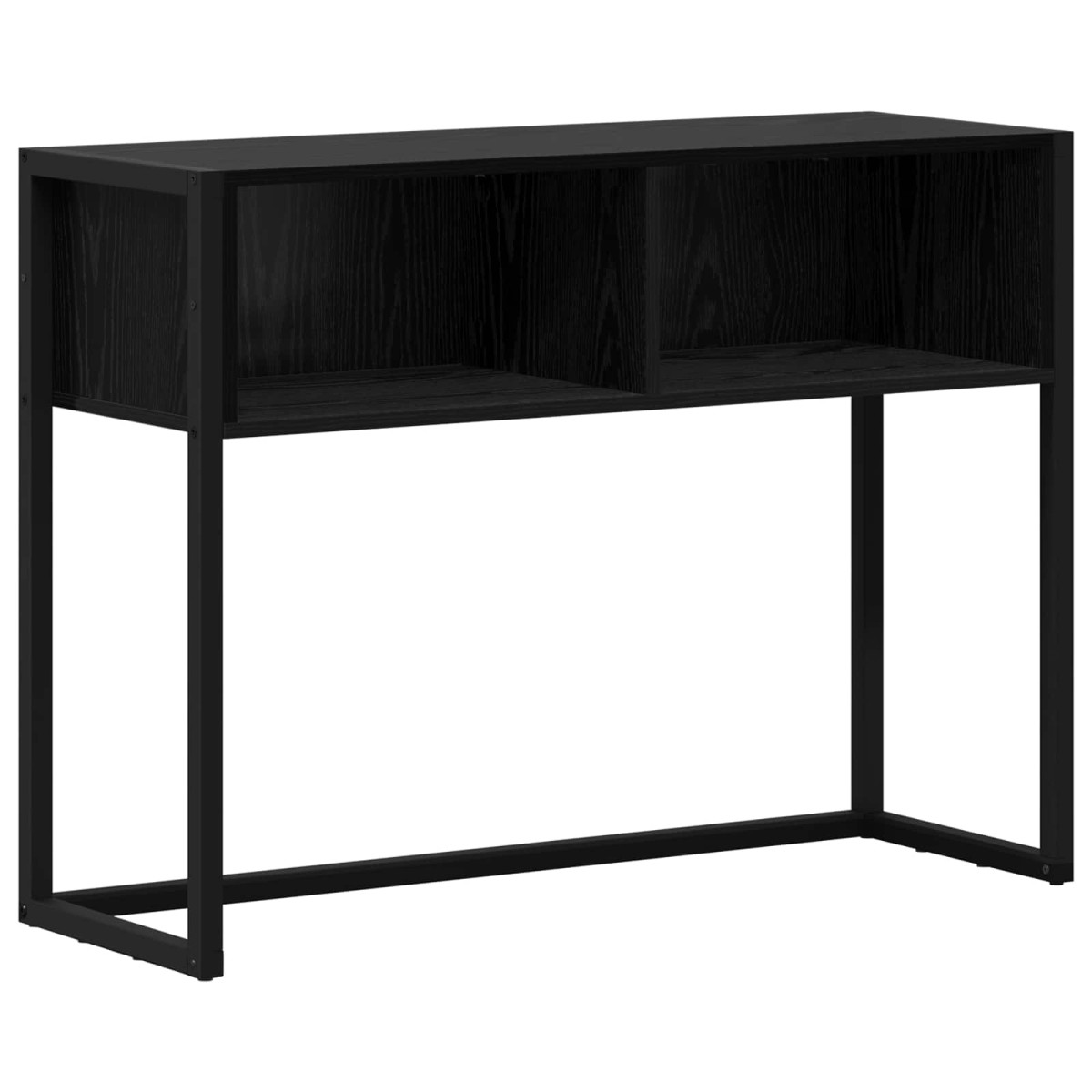 vidaXL End Table Μαύρη Οξυά 100 x 36 x 75 εκ. Επεξεργασμένο Ξύλο