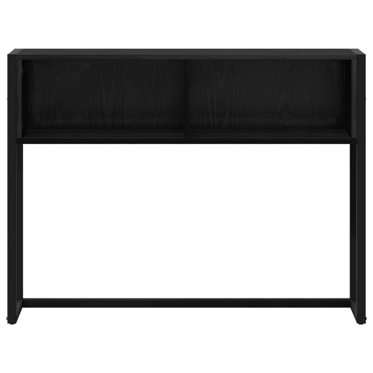 vidaXL End Table Μαύρη Οξυά 100 x 36 x 75 εκ. Επεξεργασμένο Ξύλο