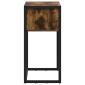 vidaXL End Table Καπνιστό Δρύς 100 x 36 x 75 εκ. Επεξεργασμένο Ξύλο