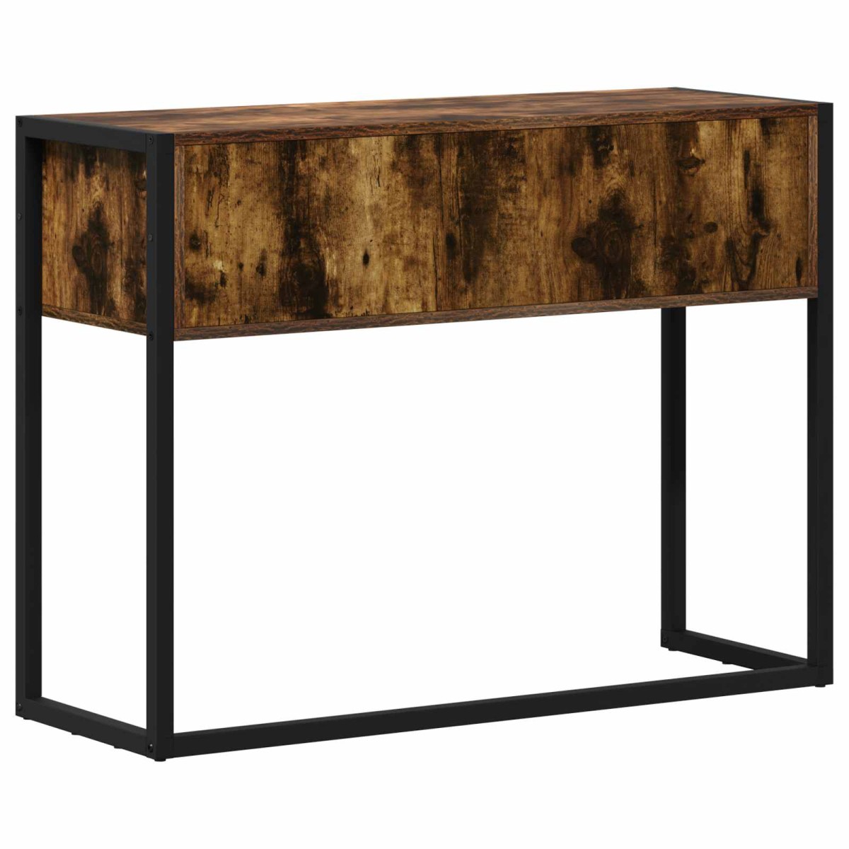 vidaXL End Table Καπνιστό Δρύς 100 x 36 x 75 εκ. Επεξεργασμένο Ξύλο