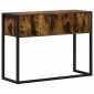 vidaXL End Table Καπνιστό Δρύς 100 x 36 x 75 εκ. Επεξεργασμένο Ξύλο