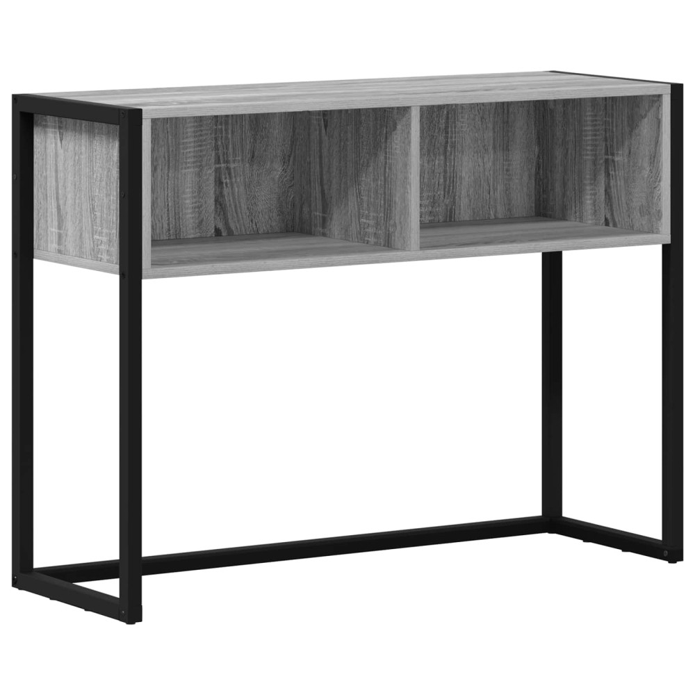 vidaXL End Table Γκρίζο Σονομα 100 x 36 x 75 εκ. Επεξεργασμένο Ξύλο