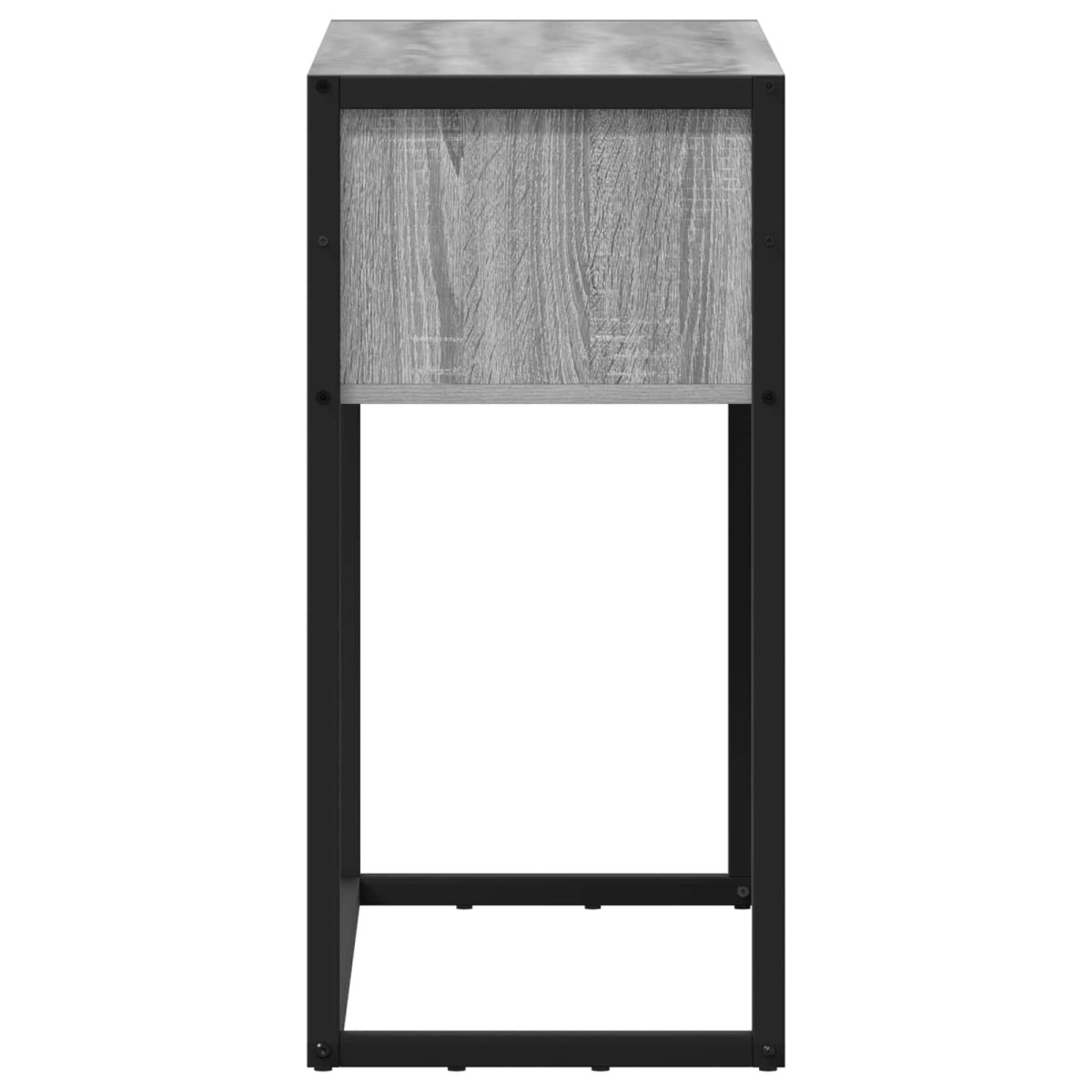 vidaXL End Table Γκρίζο Σονομα 100 x 36 x 75 εκ. Επεξεργασμένο Ξύλο