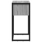 vidaXL End Table Γκρίζο Σονομα 100 x 36 x 75 εκ. Επεξεργασμένο Ξύλο