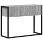 vidaXL End Table Γκρίζο Σονομα 100 x 36 x 75 εκ. Επεξεργασμένο Ξύλο
