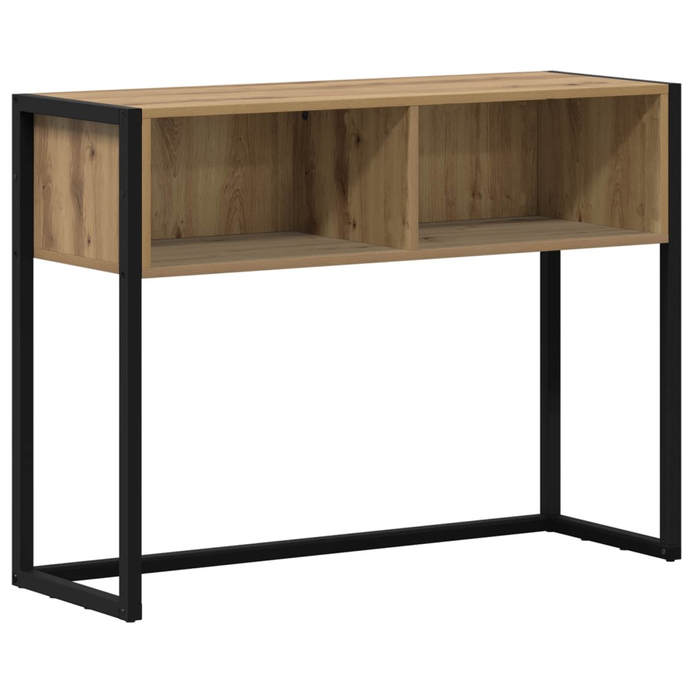 vidaXL End Table Καρυδιά Χειροποίητης Εργασίας 100 x 36 x 75 εκ.
