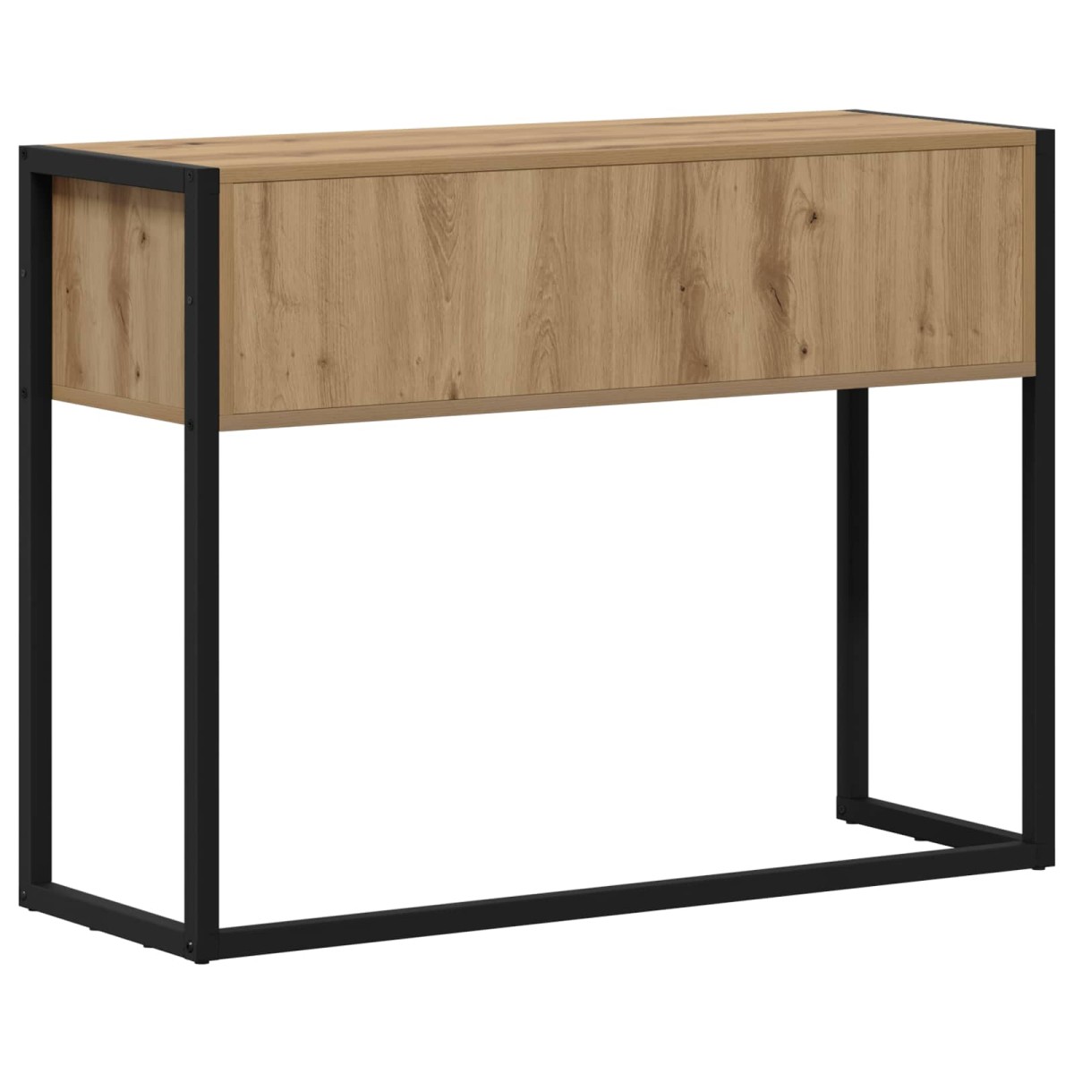 vidaXL End Table Καρυδιά Χειροποίητης Εργασίας 100 x 36 x 75 εκ.