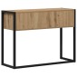 vidaXL End Table Καρυδιά Χειροποίητης Εργασίας 100 x 36 x 75 εκ.