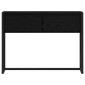 vidaXL End Table Μαύρη Οξυά 100 x 36 x 75 εκ. Επεξεργασμένο Ξύλο