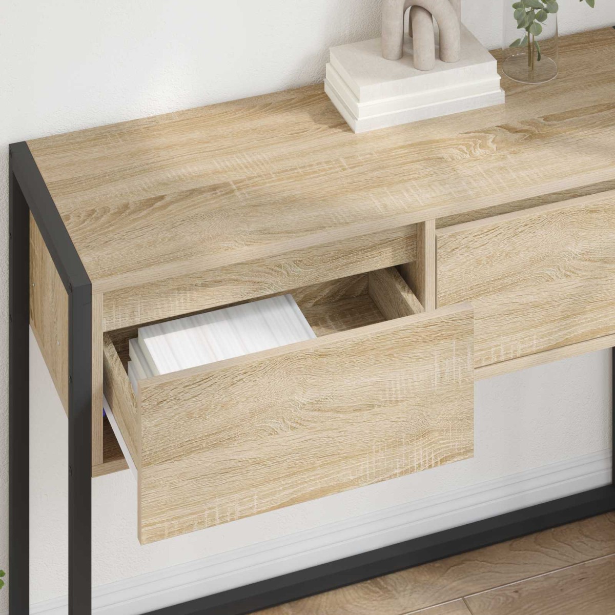 vidaXL End Table Σονόμα 100 x 36 x 75 εκ. Επεξεργασμένο Ξύλο