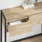 vidaXL End Table Σονόμα 100 x 36 x 75 εκ. Επεξεργασμένο Ξύλο