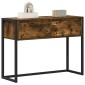 vidaXL End Table Καπνιστό Δρύς 100 x 36 x 75 εκ. Επεξεργασμένο Ξύλο