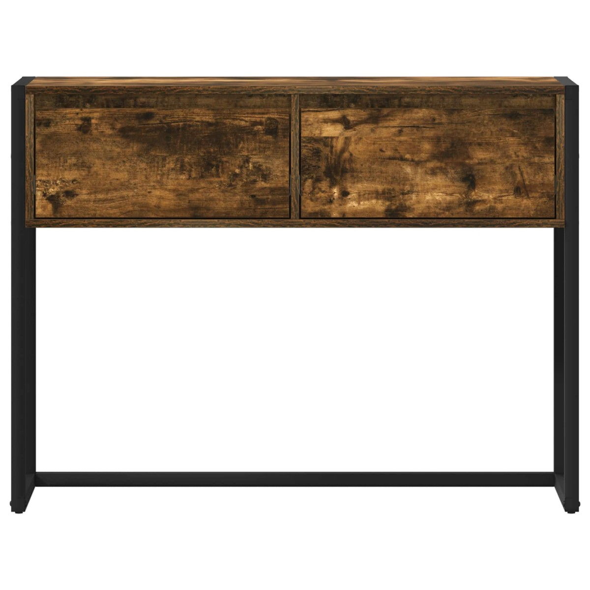 vidaXL End Table Καπνιστό Δρύς 100 x 36 x 75 εκ. Επεξεργασμένο Ξύλο