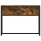 vidaXL End Table Καπνιστό Δρύς 100 x 36 x 75 εκ. Επεξεργασμένο Ξύλο