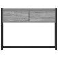 vidaXL End Table Γκρίζο Σονομα 100 x 36 x 75 εκ. Επεξεργασμένο Ξύλο