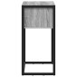 vidaXL End Table Γκρίζο Σονομα 100 x 36 x 75 εκ. Επεξεργασμένο Ξύλο