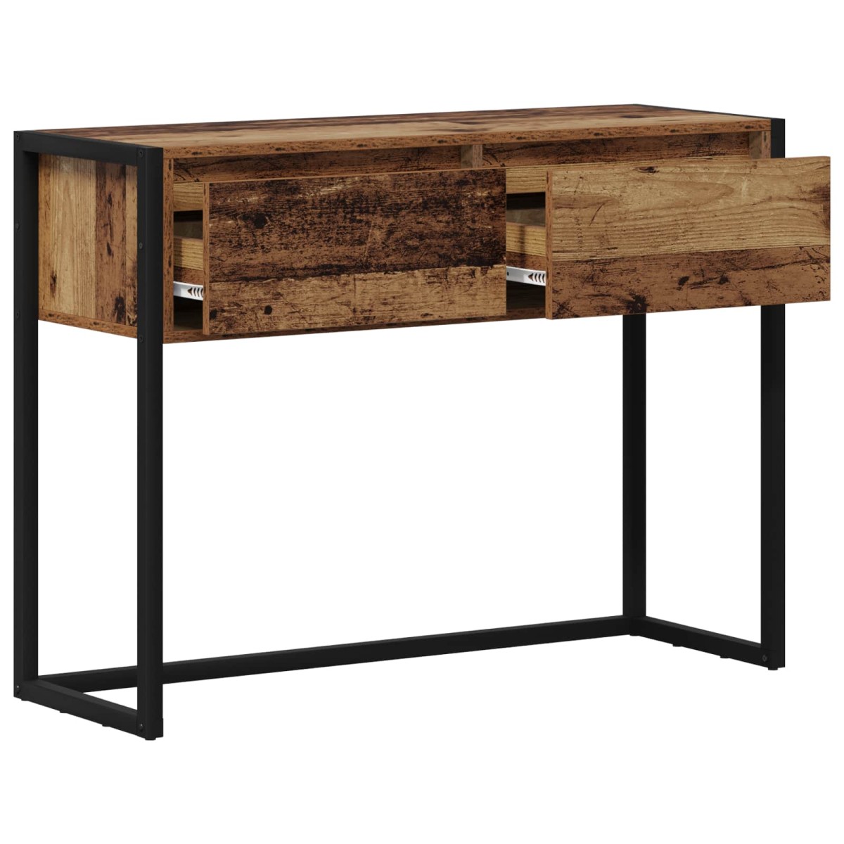 vidaXL End Table Παλιό Ξύλο 100 x 36 x 75 εκ. Επεξεργασμένο Ξύλο