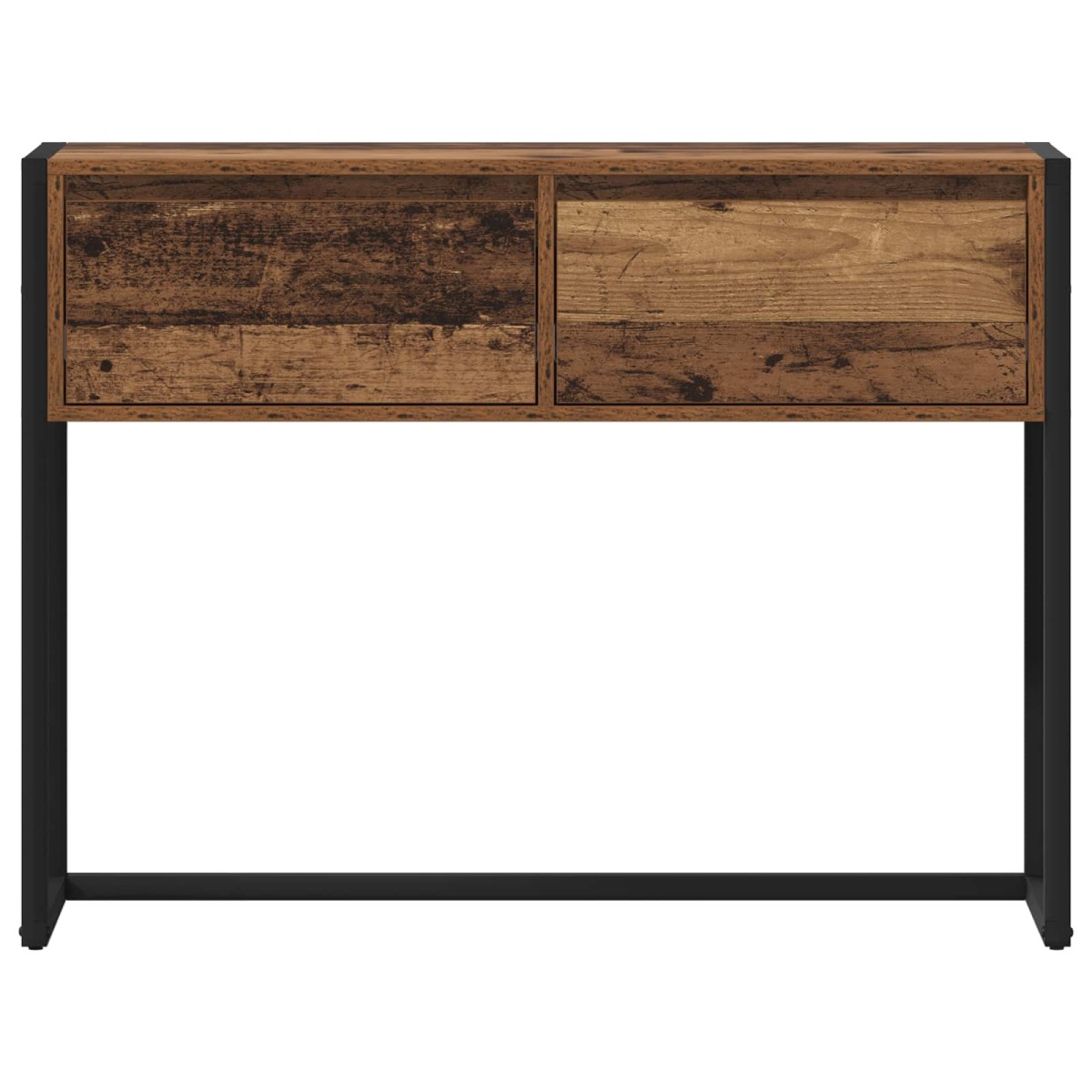 vidaXL End Table Παλιό Ξύλο 100 x 36 x 75 εκ. Επεξεργασμένο Ξύλο