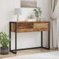 vidaXL End Table Παλιό Ξύλο 100 x 36 x 75 εκ. Επεξεργασμένο Ξύλο
